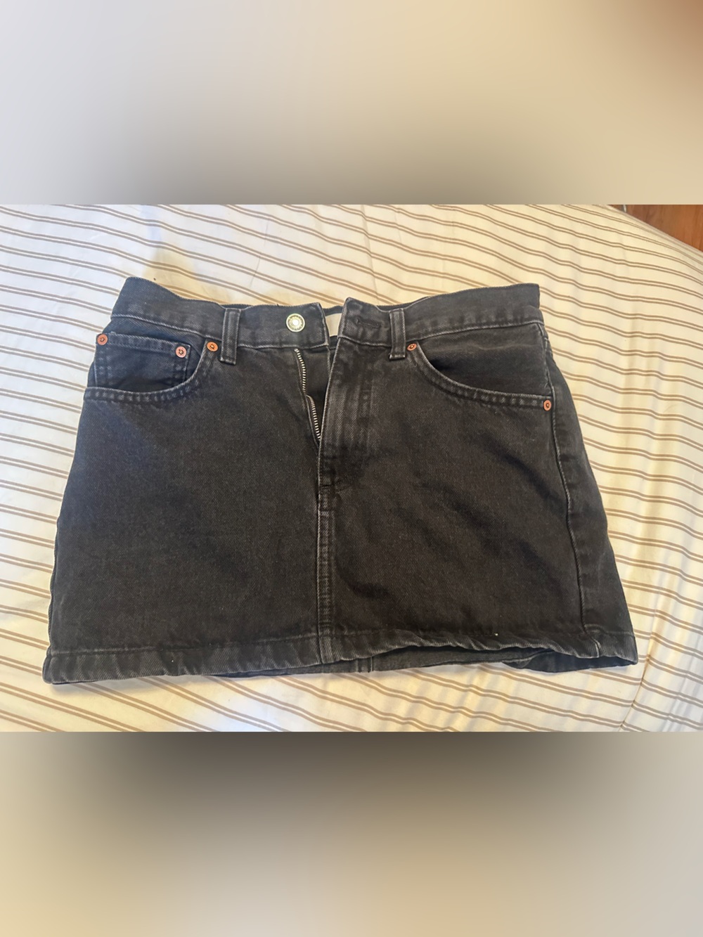 Mango Mini Denim Skirt